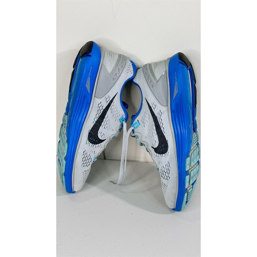 Nike LunaGlide +5 Men's Gray/Blue Sneakers Mesh Flywire Tech Support Siz… - Picture 16 of 16
